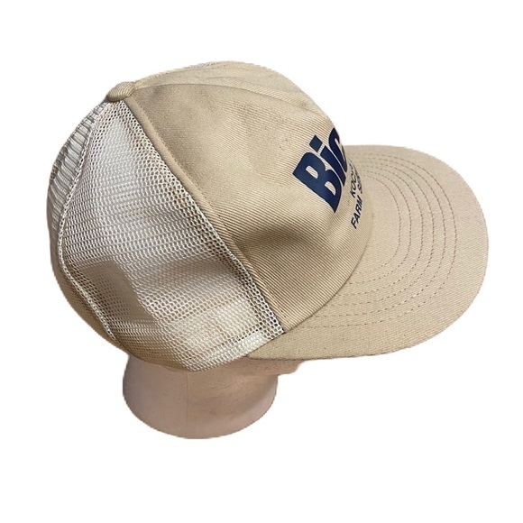 Vintage Bicep Mesh Snap Back Trucker Hat Made in USA Koch’s Farm Service - Picture 2 of 9